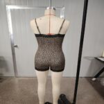 女士瑜伽连体裤 Stitched Fitness Yoga Lace-Trim Camisole & Shorts Jumpsuit