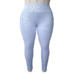 女士瑜伽长裤 Stitched Yoga Leggings / Printed Pattern / High-Waist Tummy Control / Comfortable / Versatile / Fitness / Outdoor Running / Cycling / Stylish & Sexy