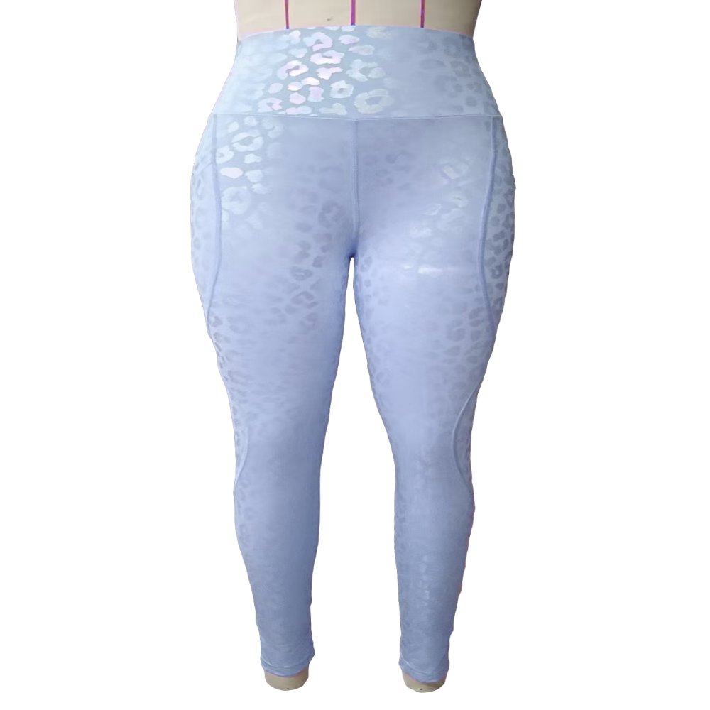 女士瑜伽长裤 Stitched Yoga Leggings / Printed Pattern / High-Waist Tummy Control / Comfortable / Versatile / Fitness / Outdoor Running / Cycling / Stylish & Sexy