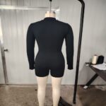 女士瑜伽连体裤 Seamless Long-Sleeve Yoga Jumpsuit with Thumbholes / For Running & Fitness / Comfortable & Versatile